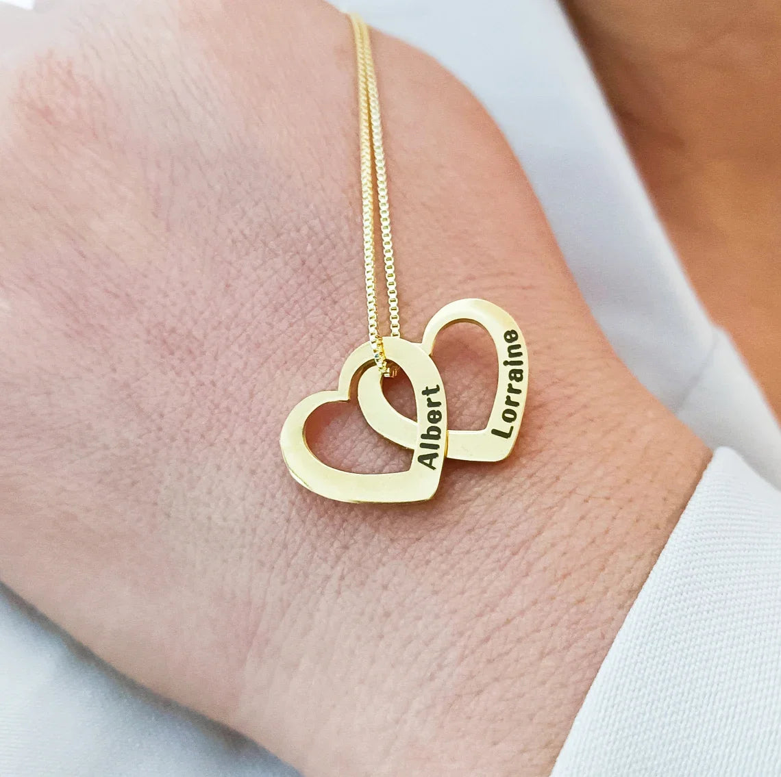Colar Coração de Luz™ – Personalizável com Zircônia Brilhante