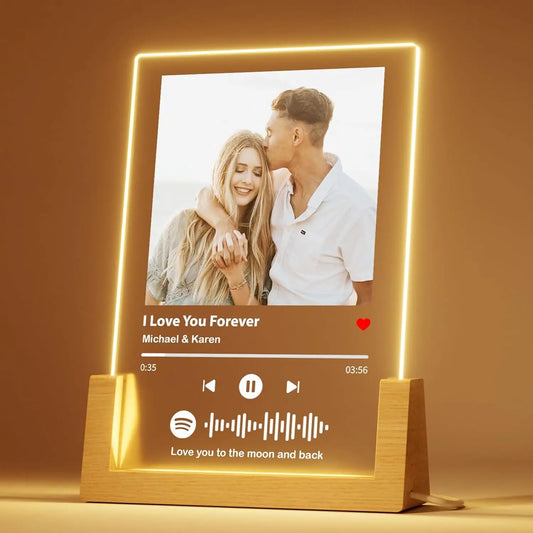 Placa Musical Personalizada – Luz da Nossa Canção